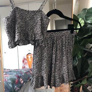 American eagle MATCHING SET- cheetah